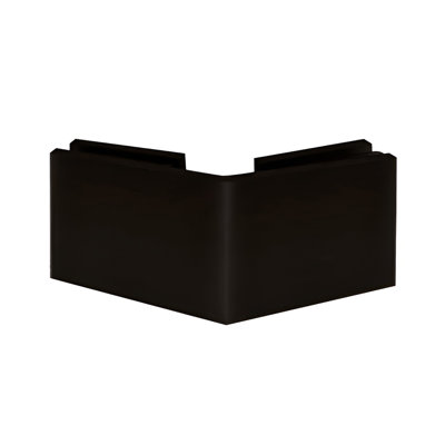 Pince carrée de 135 degrés de verre à verre pour finition de verre huilé de 3/8 po à 1/2 po (10 à 12 mm) d'épaisseur