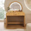 Table de coiffeuse avec miroir tactile et tiroir-1057858248