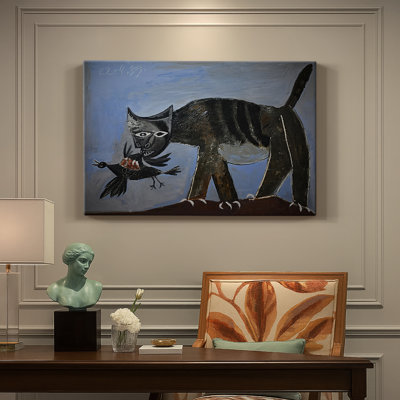 Cat Devouring a Bird-Pablo Picasso-Gallery Wrapped Canvas-1939