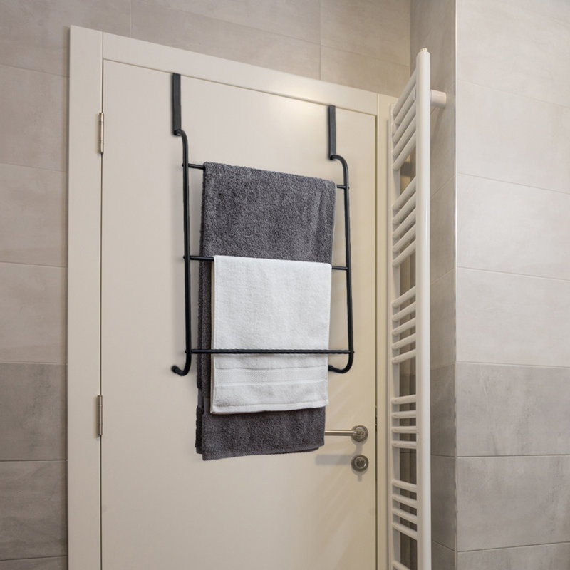 Over The Door Bathroom 3-Bar Towel Bar