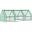 Mini serre extérieure, grandes portes à fermeture à glissière, protection des plantes, structure en acier résistant aux intempéries, éléments