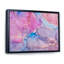 Rose et bleu liquide Art I - reproduction d'art moderne sur toile-67382810-67382796