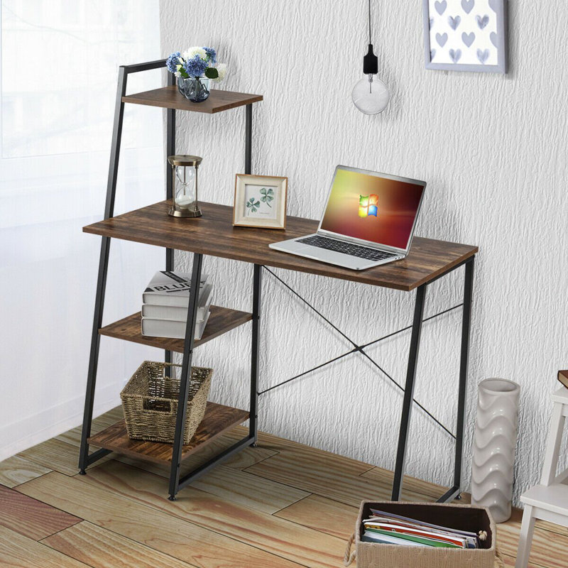 Metal Base Computer Desk