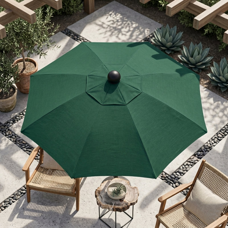 Housse de remplacement pour parasol Fleeman, Vert forêt