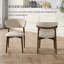 Sachelle Solid Wood and Upholstered White Side Chair Dining Chair, No assembly required (Set of 4)-272227208-268516296