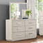 Mobilier de chambre transitionnel en miroir