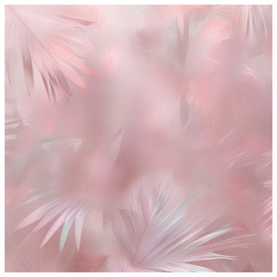 Couvertures de feuilles de palmier roses