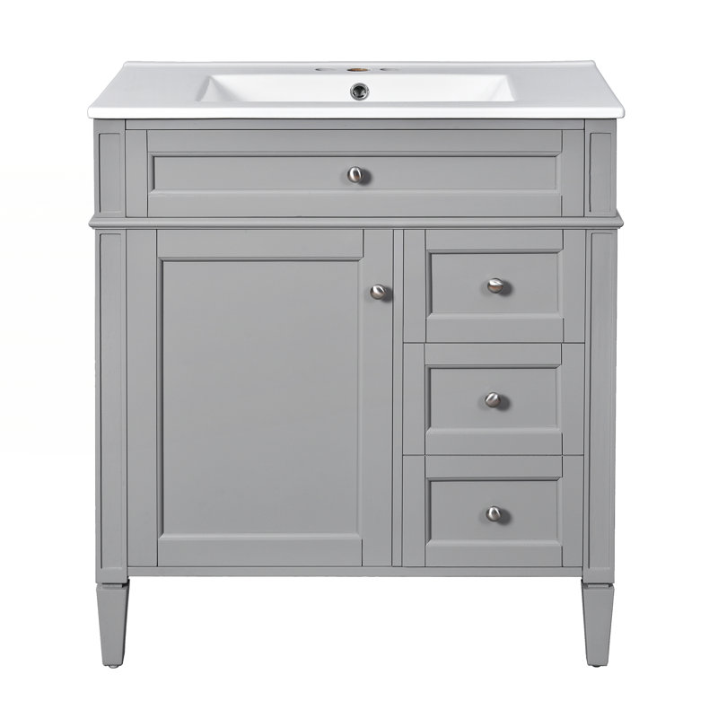 Meuble-lavabo de 30 po avec lavabo supérieur