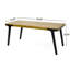Table de salle à manger en bois de style moderne, résistante aux intempéries, 48,67 lb