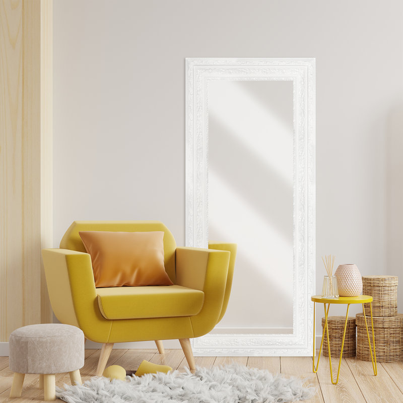Miroir Elite, Blanc satiné, 49 po x 49 po