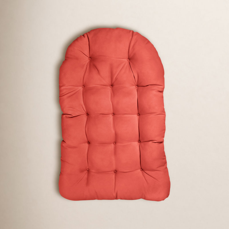 Outdoor Seat/Back Cushion Egg Chair Cushion, Coral