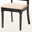 Ensemble de salle à manger en bois d'hévéa massif 5 pièces Ingaret, finition sable / brun, H 38,6 po x l 17,9 po x P 22 po-951210639-960519041