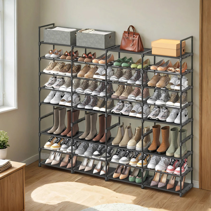 Blakeslee 10 Pair Shoe Rack
