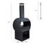 Circle Steel Smokeless Chimnea