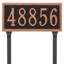 Fremont 1-Line Lawn Address Sign-1008421887-1008421844