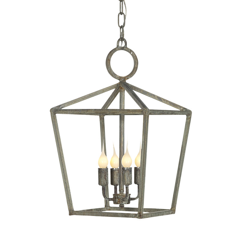 Vegas 4 - Light Lantern Geometric Pendant, Deep Ocean