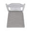  Chaise d'appoint à dossier Chalita avec siège rembourré Chalita