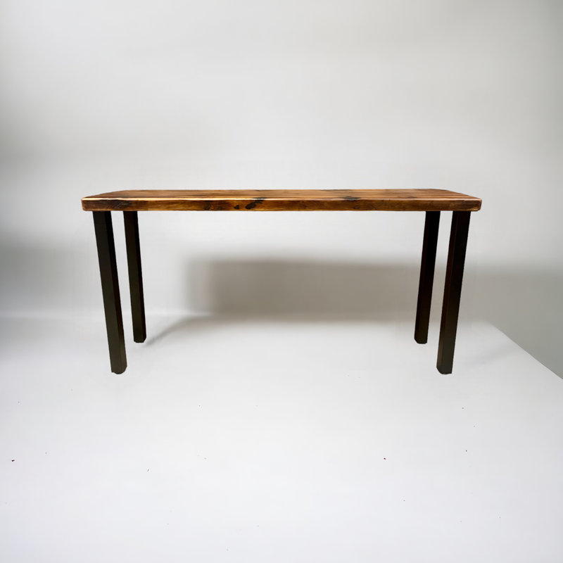 Solid Wood Top Console Table, 29.5" H x 72" W x 15" D