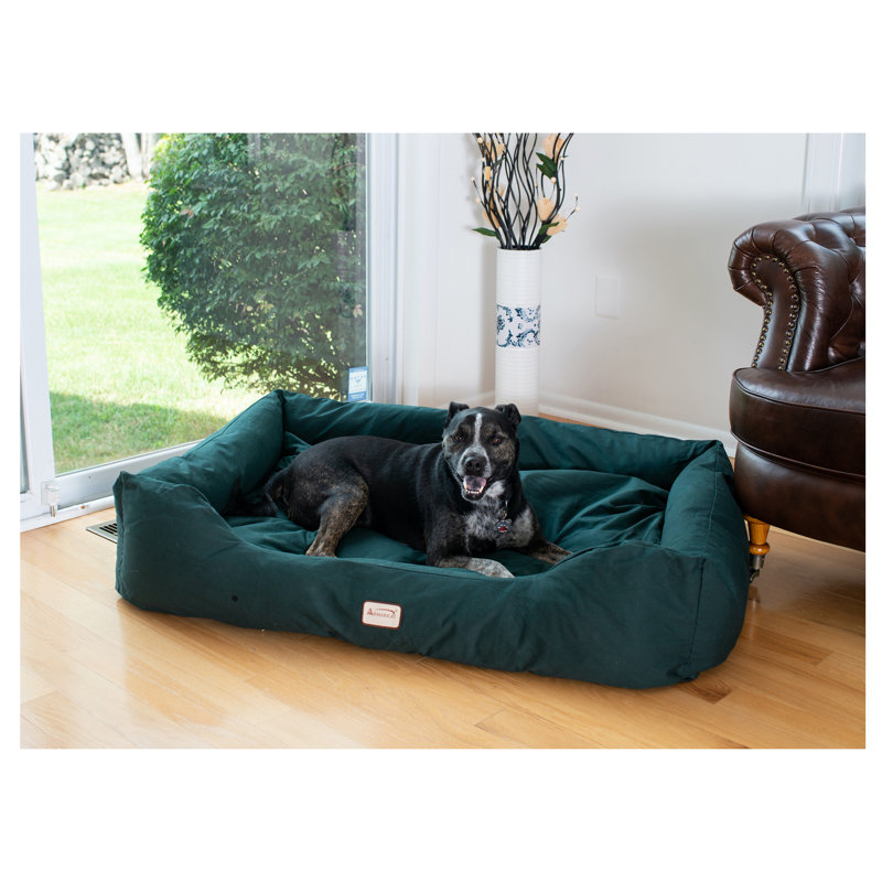 Panier de support pour chien, Grand (l 43 po x P 32,5 po x H 11 po), Vert laurier