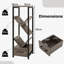 30cm W Metal Shelving Unit