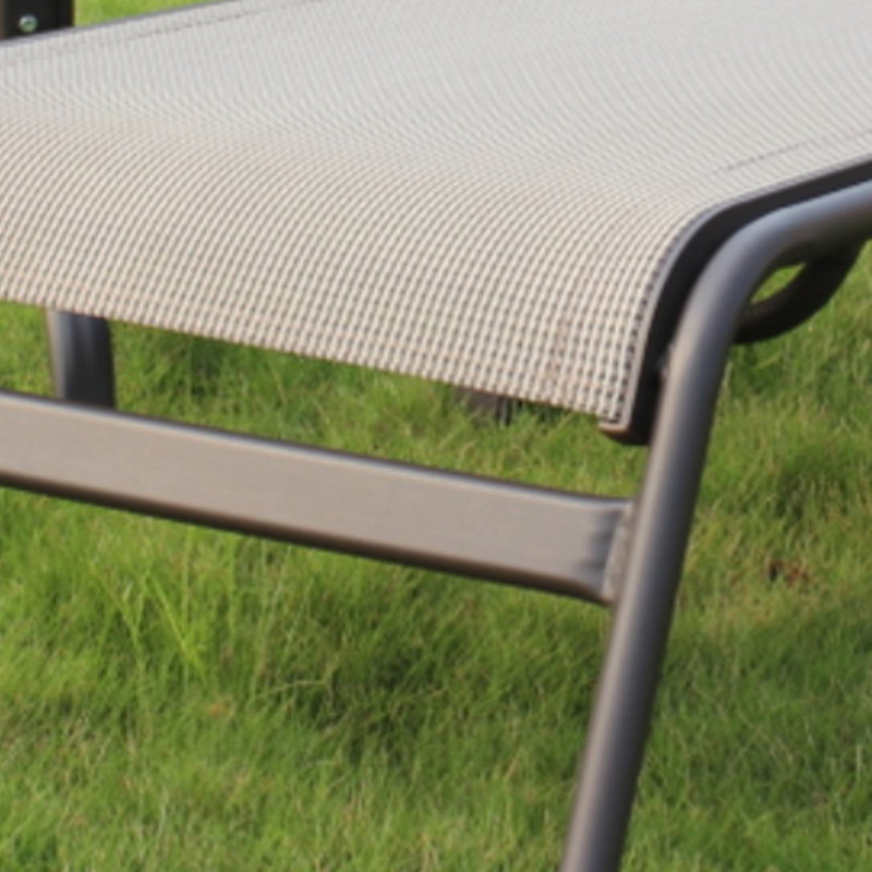 Adjustable Outdoor Lounge Chair Outdoor Chaise Lounge Set with Table
