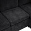 Canapé-lit modulaire, canapé modulaire en L avec compartiment de rangement dissimulé-1040373916