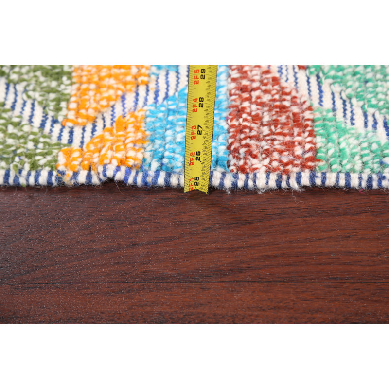 Tapis tribal marocain oriental noué à la main 2 x 3