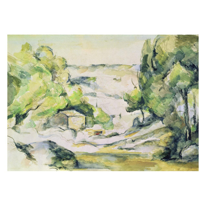 «Countryside in Provence», Paul Cézanne, estampe numérique, H 22 po x l 28 po