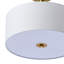 Plafonnier semi-encastré en tissu 13 po-554584352