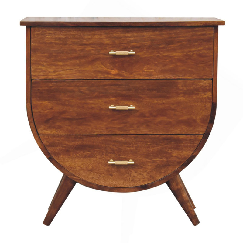 Table de chevet en bois Agra