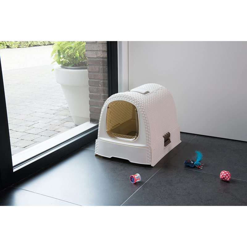 Curver Cat Litter Box, Ivory