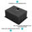 16 Gauge T304 Nano Stainless Steel 23" Gunmetal Black Undermount Kitchen Sink, 10-Inch Deep, Easy To Clean, Sound Proof, Comes With Dish Grid, Drain Assembly And Pack Clips 23 , Gauge, 10 X