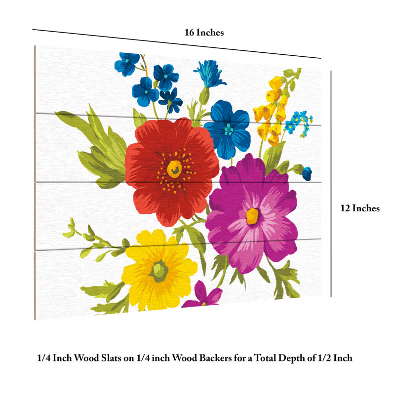 Danhui Nai Brilliant Blooms II, H 12 po x l 16 po