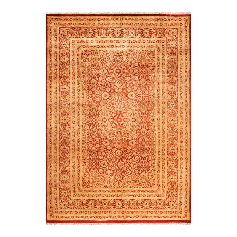 Classic One-of-a-Kind 6' 3" X 9' 0" Hand Knotted Area Rug