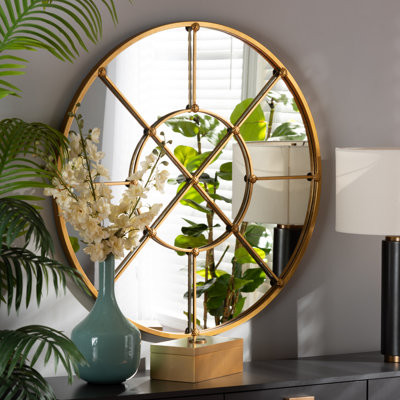 Davaun Round Mirror
