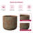 18 in. Large Teal（Upgraded Interior） Concrete Round Cylindrical Planter / Pot with Drainage Holes for Indoor & Outdoor-586161571-586161582