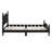 Pine Wood Platform Bed with Headboard and Footboard, Farmhouse Bed Frame with Wooden Slat Support, No Box Spring Needed, Black, Full-2070481715-2070481718