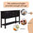 Retro Style Solid Wood Sideboard Console Table with Drawers, Cabinets and Shelf, Ideal for Multi - purpose Storage in Various Rooms