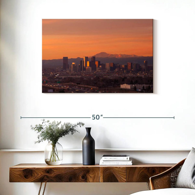 Coucher de soleil Sireci Denver, H 24 po x l 36 po