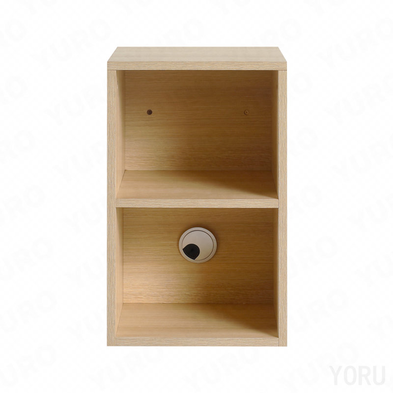 Petite étagère de rangement murale 12 po, contreplaqué, chêne blanc américain