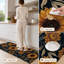 Tapis de cuisine lavables antidérapants à motif tournesol