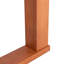 Chaise longue simple inclinable en eucalyptus avec coussins 80,9 po Faunce-2144100989-2138730162