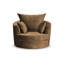 Upholstered Swivel Armchair-1903443025