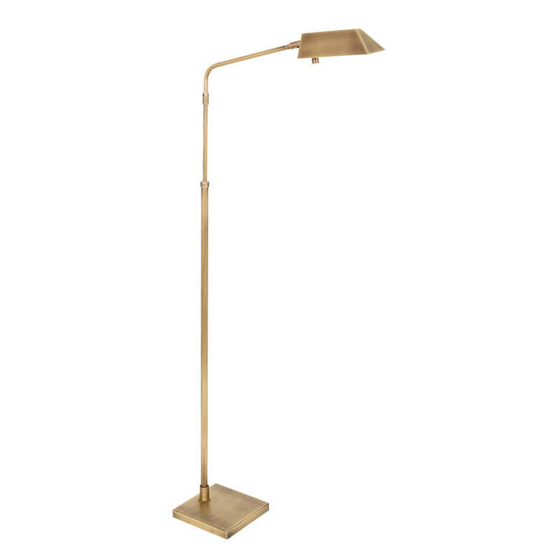 Newbury Task Floor Lamp, Antique Brass, Antique Brass