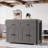 Kitchen Island With Extendable Dining Table-151604295