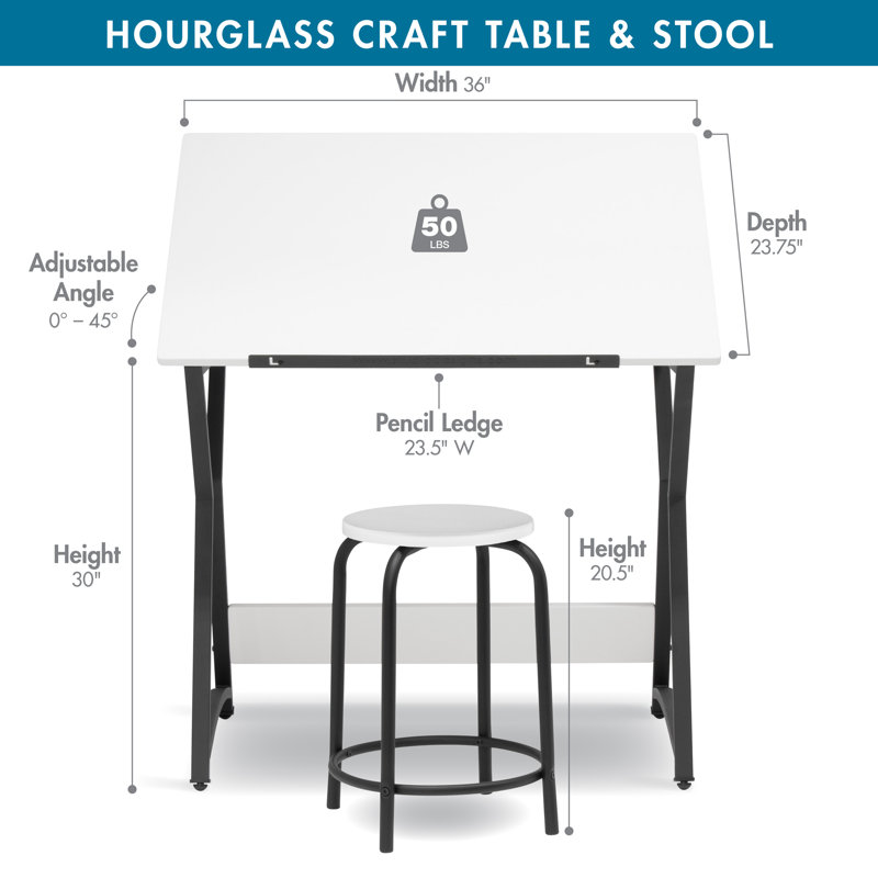 Maycol Metal Base Drafting Table