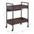 Rectangular Serving Cart With 2 Tier Shelf