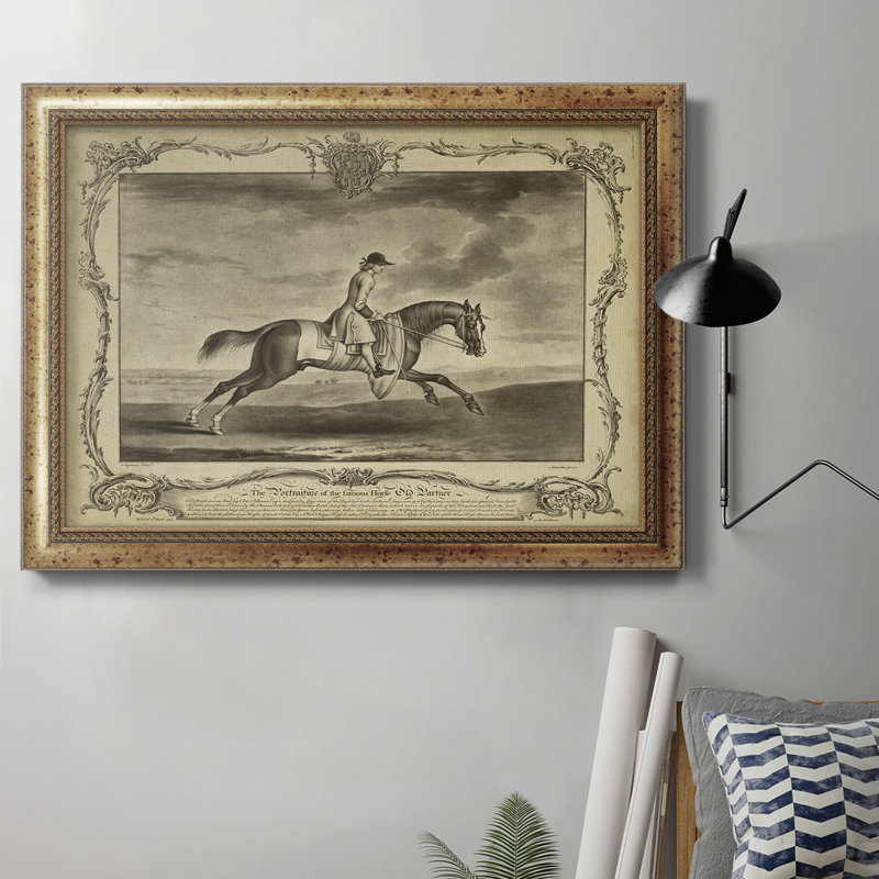 " Distinguished Horses I " Painting Print