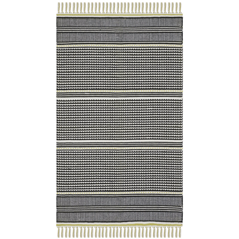 Granada Hand Woven Performance Striped Rug, Rectangle 5' x 8'