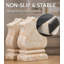 Serre-livres en marbre naturel champagne